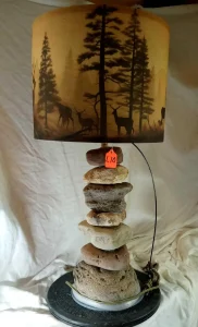 Large Rock Lamp
